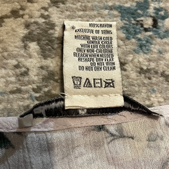 American Rag Floral Peasant Style Blouse - Picture 11 of 15